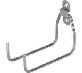 Универсальный двойной держатель VORMANN 120х55 мм, нержавеющая сталь, нагрузка до 15 кг 010290002 