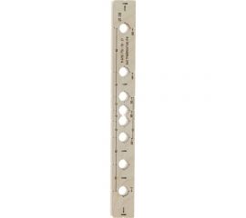 Шаблон для разметки и монтажа водорозеток и полотенцесушителя BM-022-L 