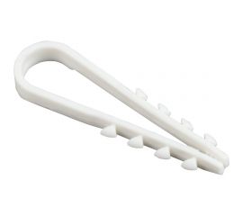 Дюбель-хомут IEK 5-10 мм d=5мм нейл. бел. уп.100 шт ИЭК UHH35-5-10-100 