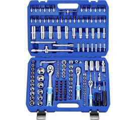 Набор инструментов для авто GOODKING 172 предмета, 1/4 3/8 1/2, трещотка 72 зуба B-10172 