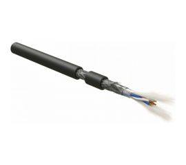 Кабель интерфейса Hyperline RS-SF-2x2x22/7-PVC-BK (500 м) RS-485, экранированный SF/UTP 444098 