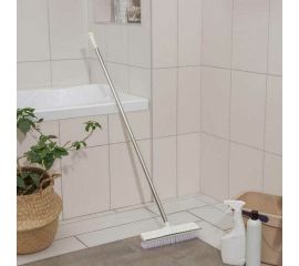 Щетка для пола с водосгоном Доляна черенок нержавеющая сталь, 28x6х126 см 7077344 