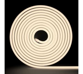 Неоновая светодиодная лента MAKSILED 5м, 6x12мм, 24В, 9Вт/м, 120 LED/m, IP33 (ПВХ), теплый белый, ML-NF-24V-0612-WW 