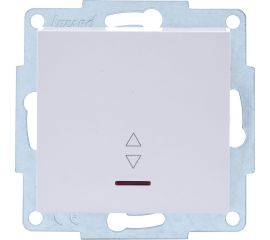 Проходной выключатель Lezard VESNA с подсветкой белый 742-0288-114 