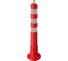 Разделительный гибкий столбик безопасности с креплением для цепи ТЕХНОЛОГИЯ 750 мм 7357 