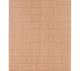 3D панель мягкая самоклеящаяся LAKO Классический кирпич (кофе; 70х77 см) LKD-01-04-13 