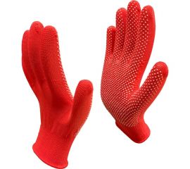Рабочие нейлоновые перчатки Master-Pro МИКРОТАЧ красные, 1 пара 2513-NPVC-RED-S 