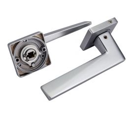 Ручка дверная ЦАМ матовый хром Вантаж V44L-2 