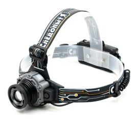 Налобный фонарь Следопыт СИБИРСКИЙ -Вольт-М, 1 LED, zoom, аккум. 220В, PF-PFL-HL51 