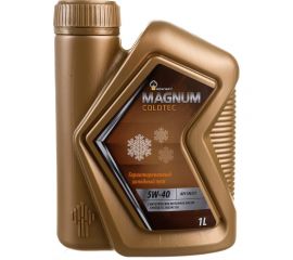 Моторное масло РОСНЕФТЬ Magnum Coldtec 5W-40 SN-CF синт. кан. 1 л 40813832 