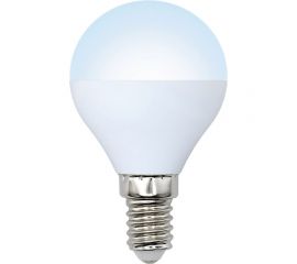 Светодиодная лампа Volpe. Форма шар, матовая. Серия Norma LED-G45-7W/NW/E14/FR/NR UL-00003819 