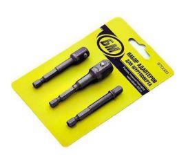 Набор адаптеров для шуруповерта 3 шт БМ 970003 