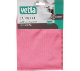 Салфетка из микрофибры VETTA для сантехники, 30x40см, 260г/кв.м. 448-072 