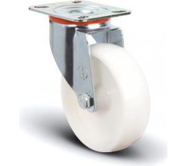 Колесо нейлоновое поворотное 125 мм MFK-TORG EM01-ZKZ-125 