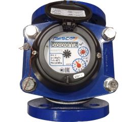 Счетчик хв/гв Пульсар турбинный Г Ду50; Qn=40м3/час; Тmax=95С; исп. 1; L=200мм; резиновые кольца Н00003854 