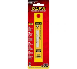 Прямые лезвия OLFA для скребков GSR-1/3B GSR-2 120 мм, 30 шт. OL-GSB-1S 