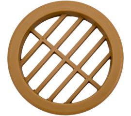 Решетка круглая вентиляционная (d=47 мм; светлый дуб) Volpato 2190-443-RC 