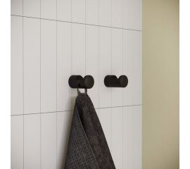 Одинарный крючок IDDIS NOA сплав металлов, черный матовый NOABL10i41 