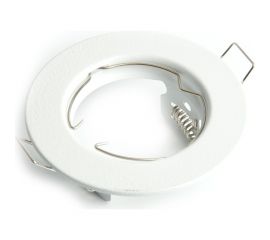 Потолочный встраиваемый светильник FERON dl10 mr16 50w g5.3 белый матовый 48463 