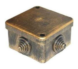 Установочная коробка duwi о/п 4 ввода Palazzo, бронза патина 26429 3 