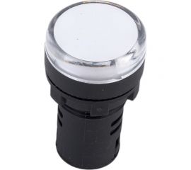 Лампа IEK AD-22DS, сигнальная, белая, светодиодная, 24В. BLS10-ADDS-024-K01 