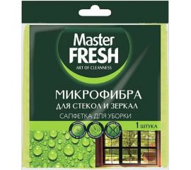 Салфетка для стекол MASTER FRESH 30x30 см, микрофибра 218344 