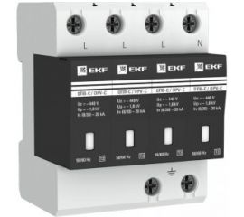 Ограничитель импульсных напряжений EKF серии ОПВ-B/4P In 30кА 400В EKF opv-b4 