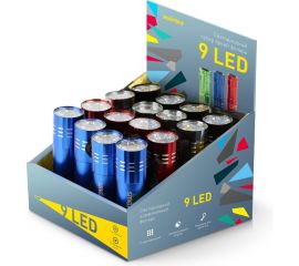 Светодиодный алюминиевый фонарь Smartbuy 9 LED SBF-103-B 