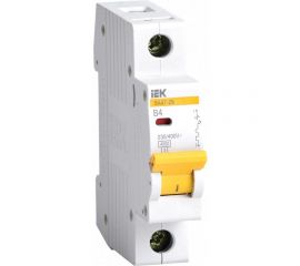 Автоматический модульный выключатель IEK 1п B 4А ВА 47-29 4.5кА ИЭК MVA20-1-004-B 