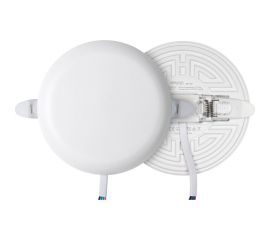 Светодиодная встраиваемая безрамочная панель Apeyron flp, 12вт=8вт+4вт, 1020лм, 4000к, ip20, ф120x21мм, круг, 3 режима, регулировка ф55-105мм/ 06-104 