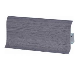 Напольный плинтус Центурион Lider 320 (62 мм; глянцевый; дуб темно-серый) 71428 