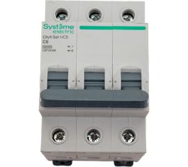 Автоматический выключатель Systeme Electric City9 set ав с 6а 3p 4.5ka 400в C9F34306 