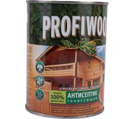 Алкидный антисептик PROFIWOOD (тонирующий; атмосферостойкий; рябина; 0.8 л; 0.7 кг) 67057 
