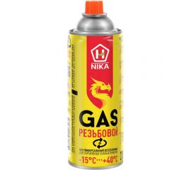 Универсальный всесезонный газ NIKA в баллоне, резьбовой, 220 г 4680165210481 ЦБ-00009705 