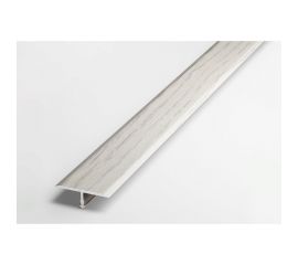 Порог прямой т-образный алюминиевый ЛУКА (5 шт, 26 мм, 2,7 м,декоративный, Дуб арктик) УТ000038793 