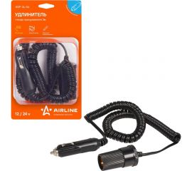 Прикуриватель-удлинитель с витым шнуром 3м Airline ASP-3L-06 