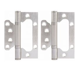 Накладная петля ISPARUS ISP 800-4"" FHP (универсальная; матовый хром; без колпачка; 100х72х2,5 мм) 17110 