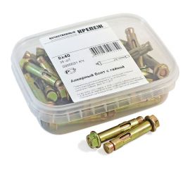 Анкерный болт с гайкой Качественный КРЕПЕЖ 8х40 35 шт 0200021 КЧ 