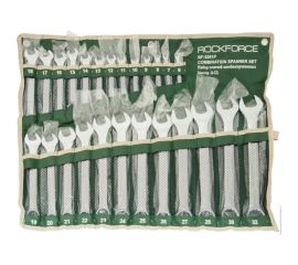 Набор комбинированных ключей 6-32мм 26 предметов на полотне ROCKFORCE RF-5261P 