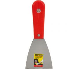 Шпатель с пластмассовой ручкой, 80мм STAYER 1003-080 