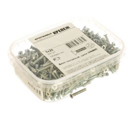 Винт Качественный КРЕПЕЖ потай с метр. резьбой, DIN 965, 3x20, 500 шт 0200857 КЧ 