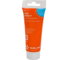 Клей-цемент для ремонта глушителей Airline туба с подвесом, 75 гр. ADGC012 