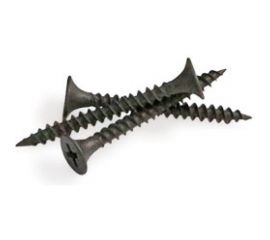 Саморез Качественный КРЕПЕЖ 3.5x35 мм, потай, частая резьба, оксид, 460 шт 0500395 КЧ 