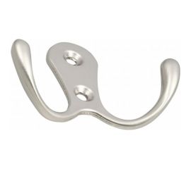 Двойной крючок Trodos 04.12.05 большой, никель 302038 