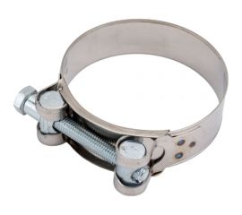 Силовой хомут Nord-Yada Д: 74-79 мм, Ш: 24 мм, Т: 0,8 мм, болт: М8х75, нерж. сталь 902891 