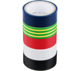 Набор изолент ЕРМАК d-48 мм х 0,13 x 18 мм х 4 м, 5 цветов, 5 шт. 469-070 