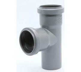 Тройник Flextron D 50 мм 87,5 градусов для внутренней канализации 139802 