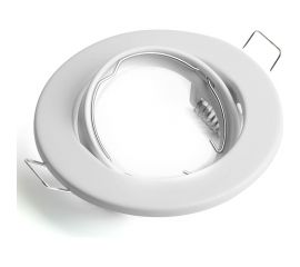 Потолочный встраиваемый светильник FERON dl11 mr16 50w g5.3 белый матовый 48465 