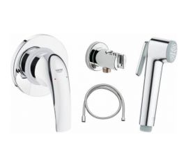Готовый комплект для гигиенического душа GROHE встраиваемый смеситель гигиенический душ со шлангом и держателем хром 123072 00000057291 