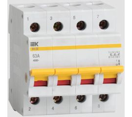 Выключатель нагрузки IEK ВН-32 63А/4П ИЭК MNV10-4-063 